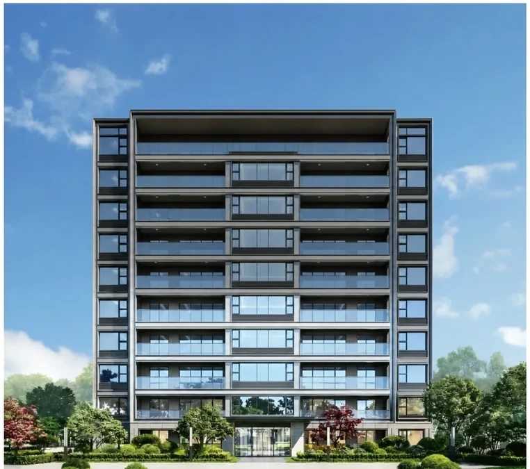 Residential towers of the Suzhou development